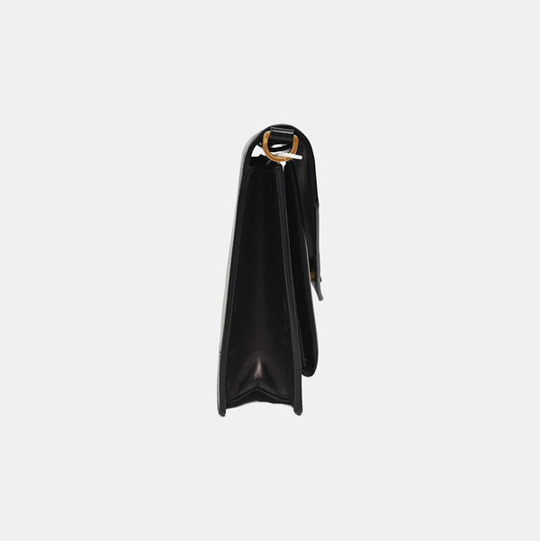 Calfskin Shoulder Bag Mini Black