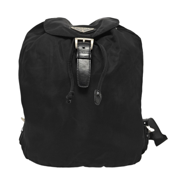 Nylon Backpack Black
