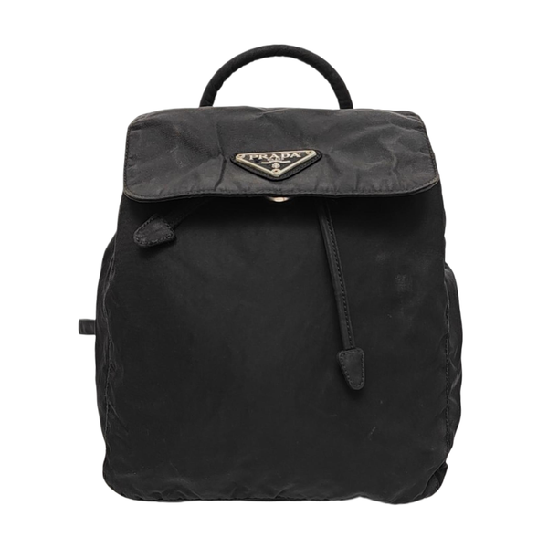 Nylon Backpack Black