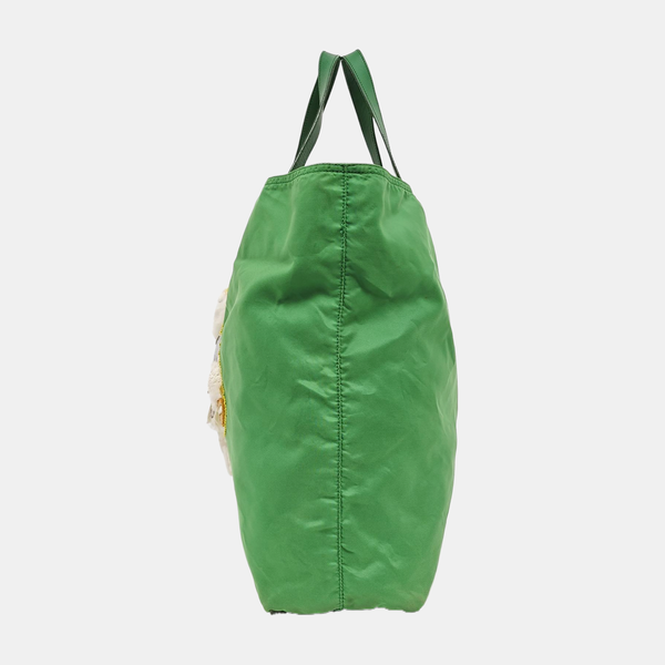 Nylon Tote Bag Green