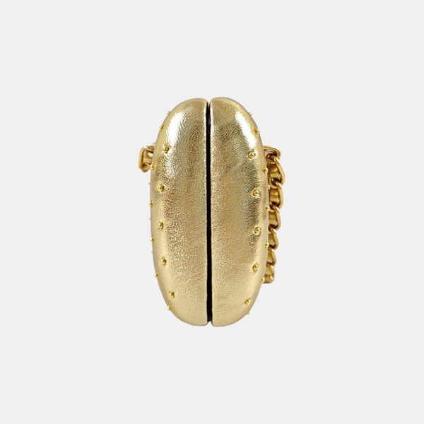 Calfskin Shoulder Bag Gold