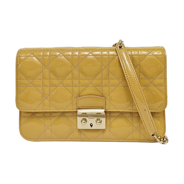 Rendez-Vous Cannage Patent Leather Yellow