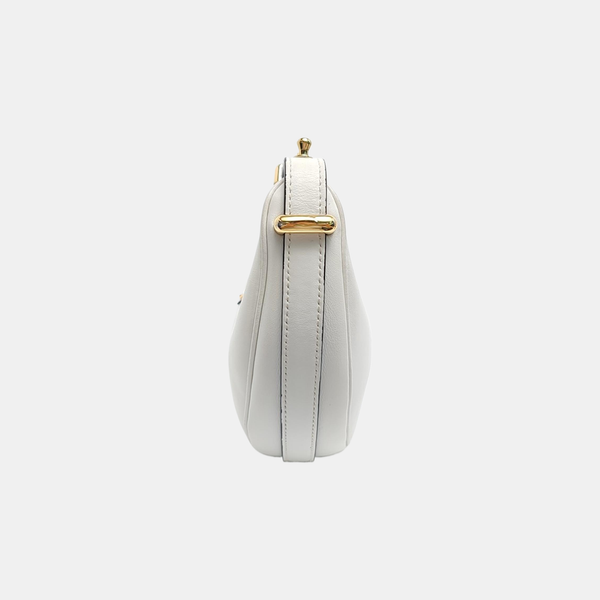 Calfskin Shoulder Bag White