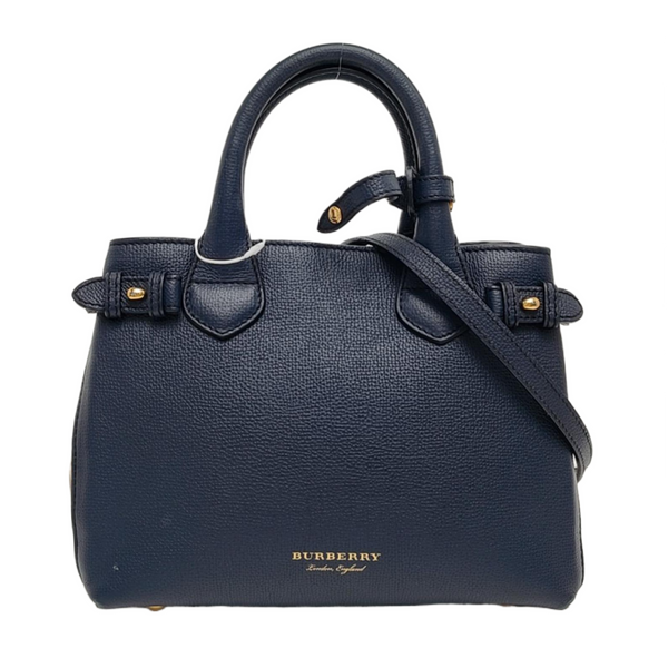 The Banner Small Calfskin Blue