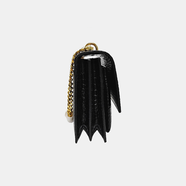 SUNSET Medium Calfskin Black