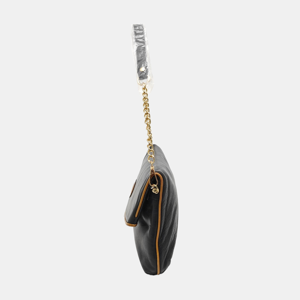MACADAM CLUTCHES Calfskin Black
