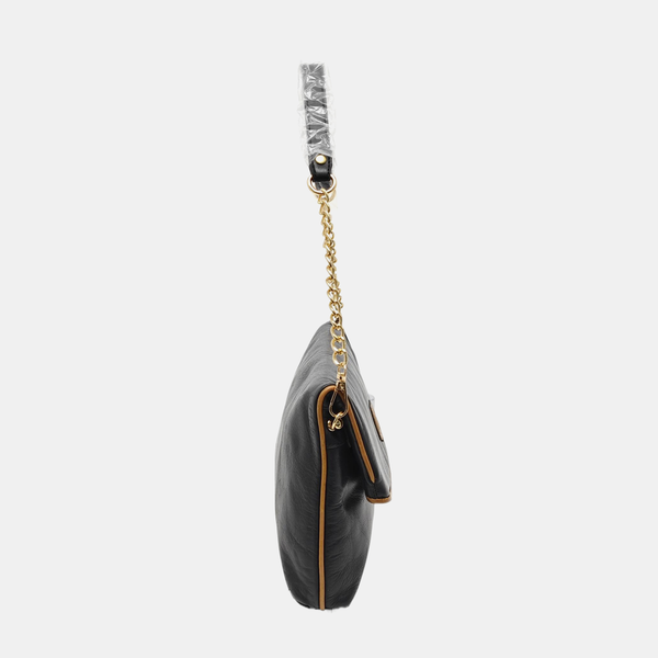MACADAM CLUTCHES Calfskin Black