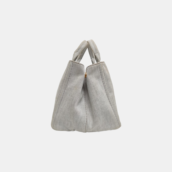 Denim Quilted Denim White