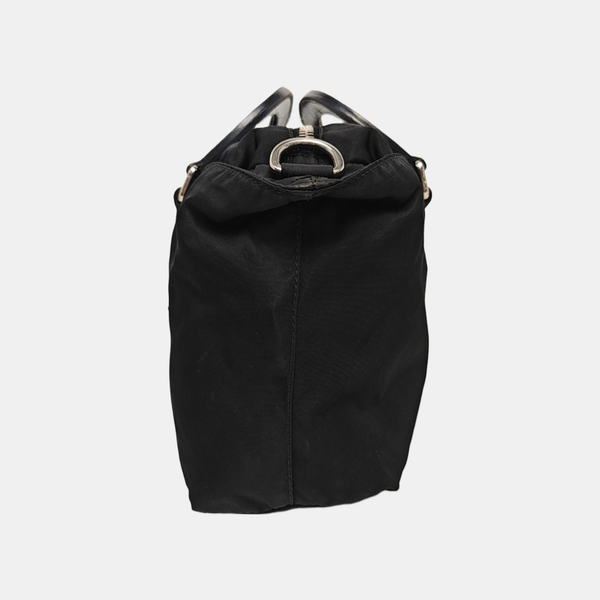 Nylon Shoulder Bag Black