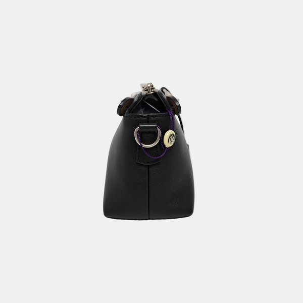 Calfskin Shoulder Bag Black