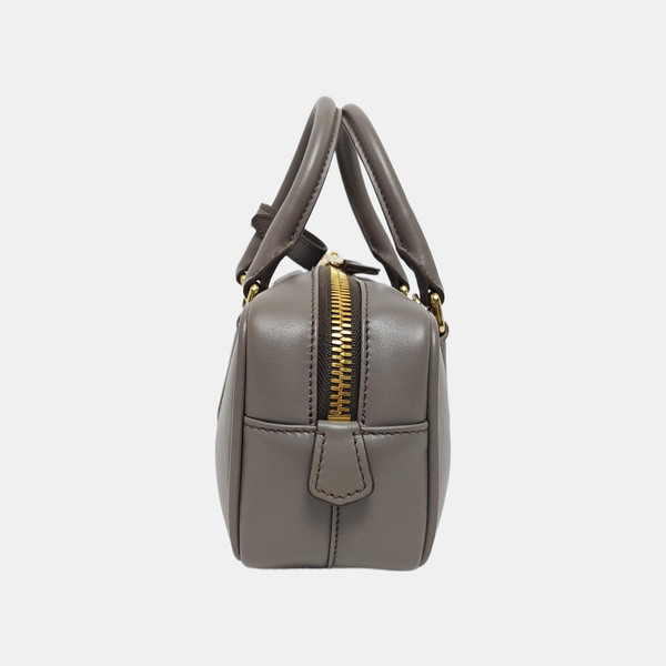 Arcadie Small Leather Gray