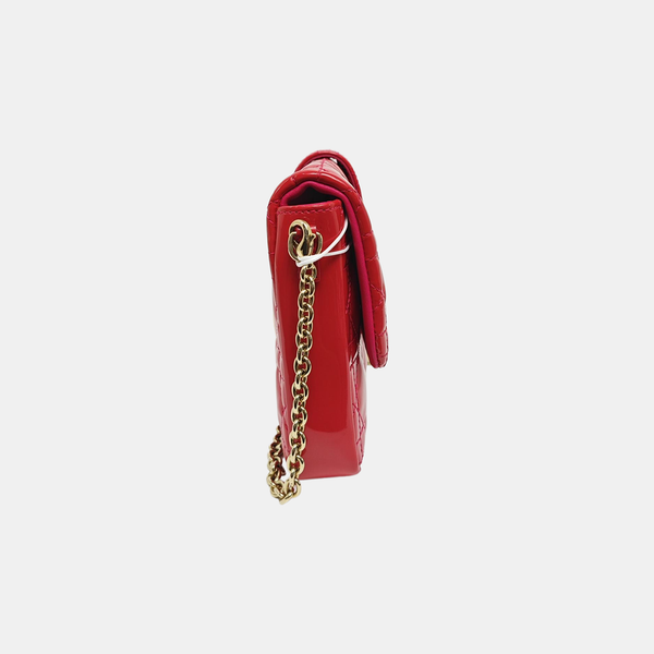 New Lock Cannage Patent Leather Red