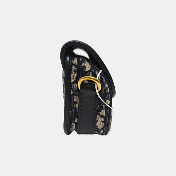 Bobby East-West Medium Oblique Canvas Blue