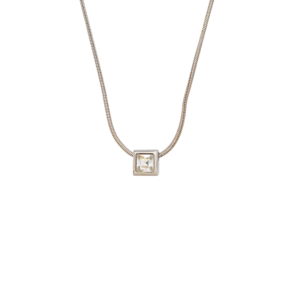 Authenticated pre-owned Silver-tone Metal Silver Necklace - Necklace at Looply