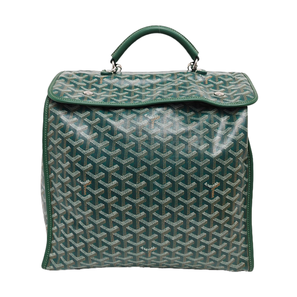 Saint Léger Coated Canvas Green