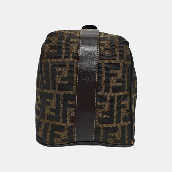 Canvas Top Handle Bag Brown
