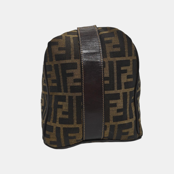 Canvas Top Handle Bag Brown