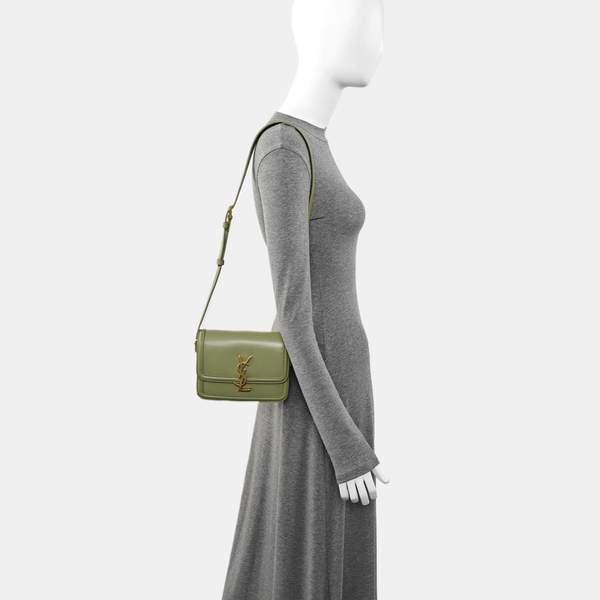 SOLFERINO Small Calfskin Green
