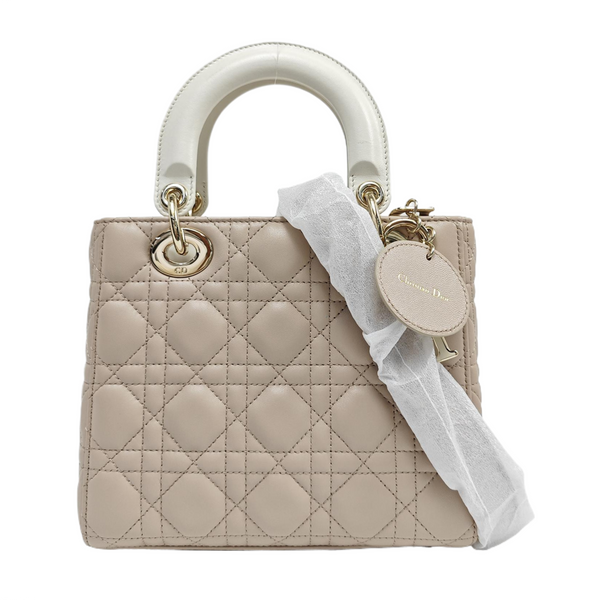 Lady Dior Small Cannage Lambskin Pink