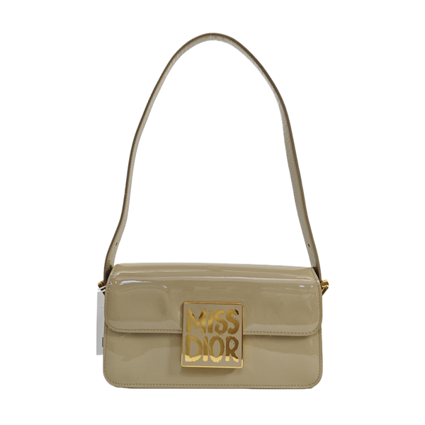 Miss Dior Patent Leather Beige