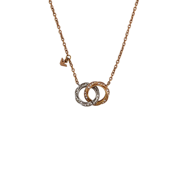 Authenticated pre-owned Stainless Steel Rose Gold Necklace - Necklace at Looply