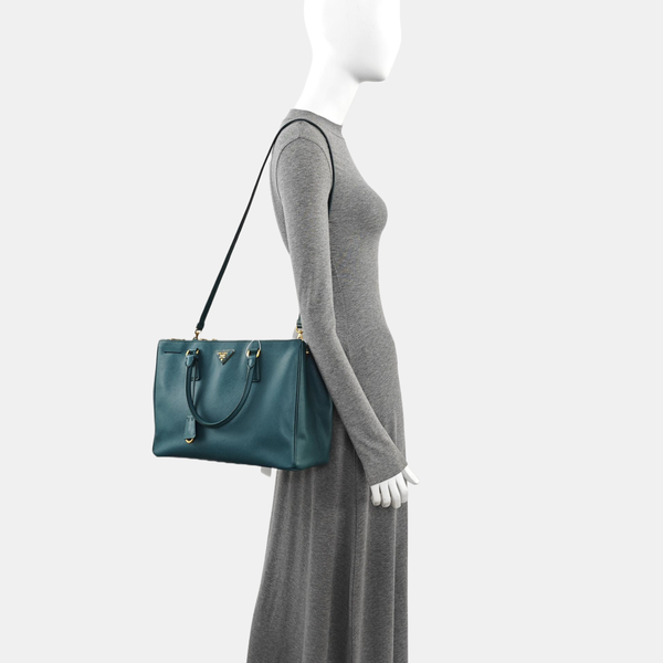 Galleria Large Calfskin Green