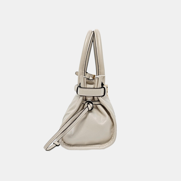 Bonnie Mini Calfskin White