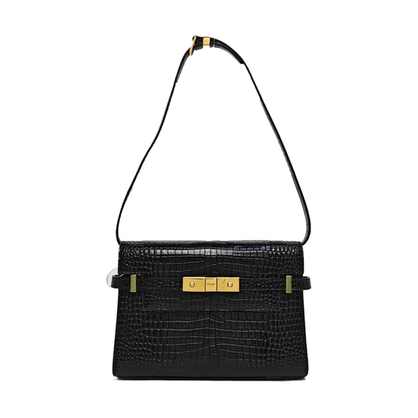 MANHATTAN Small Calfskin Black
