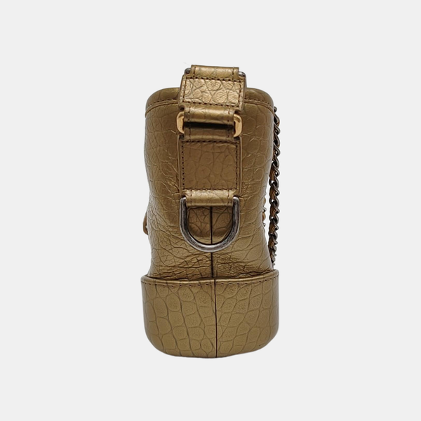 GABRIELLE Small Calfskin Gold