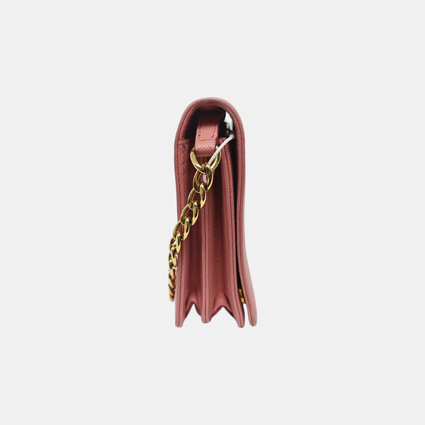 Calfskin Shoulder Bag Pink