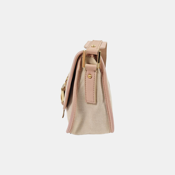 Canvas Shoulder Bag Beige