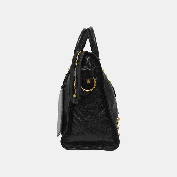 Classic City Medium Lambskin Black