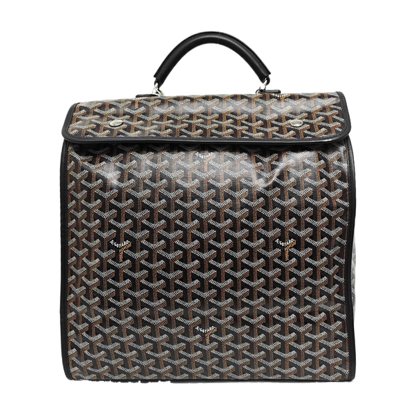 Saint Léger Coated Canvas Black