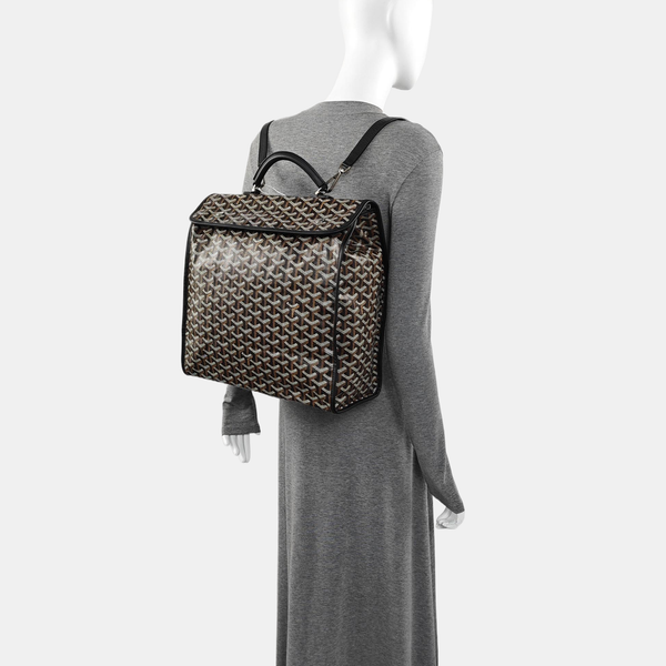 Saint Léger Coated Canvas Black