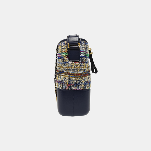 GABRIELLE Medium Quilted Wool Gray