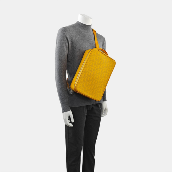 World Tour Large Calfskin Yellow