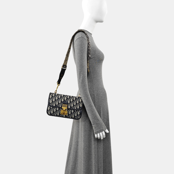 Dioraddict Oblique Canvas Blue