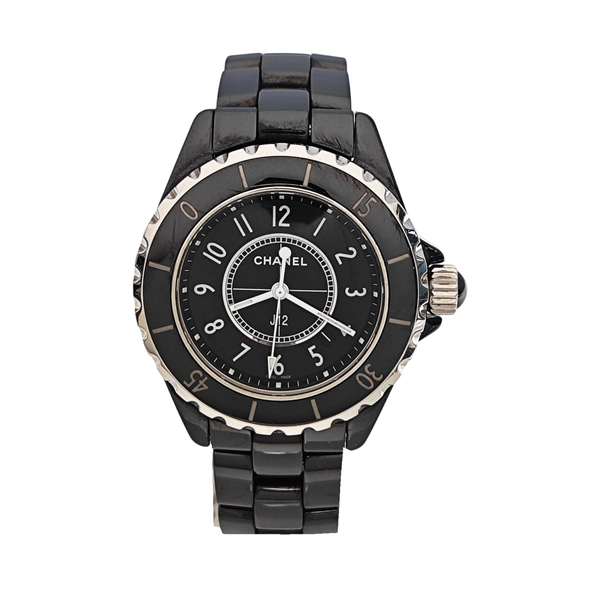 J12 33mm Black Quartz Watch