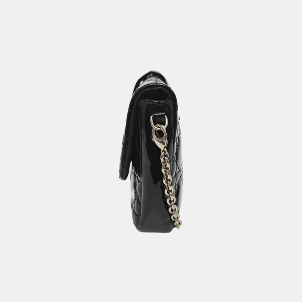 Miss Dior Cannage Patent Leather Black
