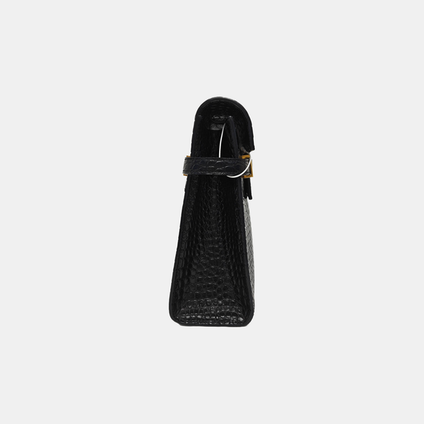 MANHATTAN Medium Calfskin Black