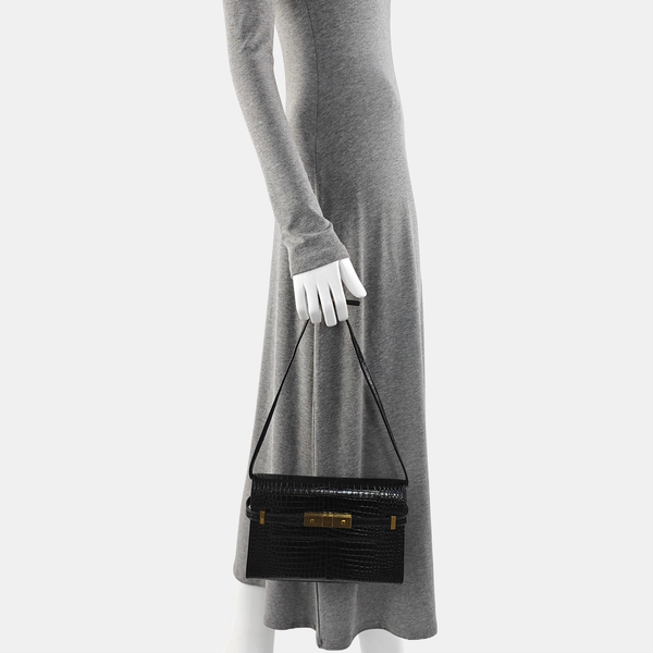 MANHATTAN Small Calfskin Black