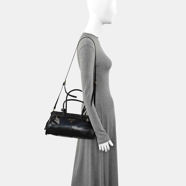 Bonnie Medium Calfskin Black