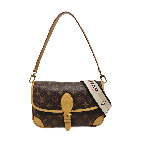 DIANE Monogram Coated Canvas Brown