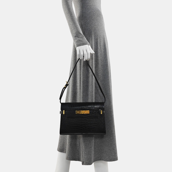 MANHATTAN Small Calfskin Black