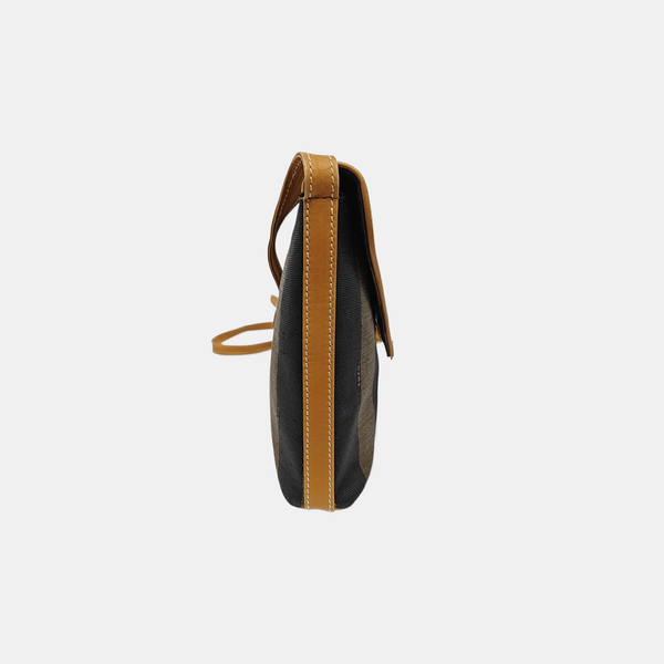 Coated Canvas Shoulder Bag Multicolor