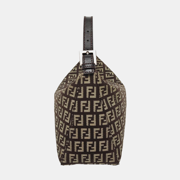 Canvas Top Handle Bag Brown