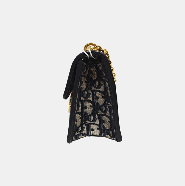 30 Montaigne East-West Oblique Canvas Blue