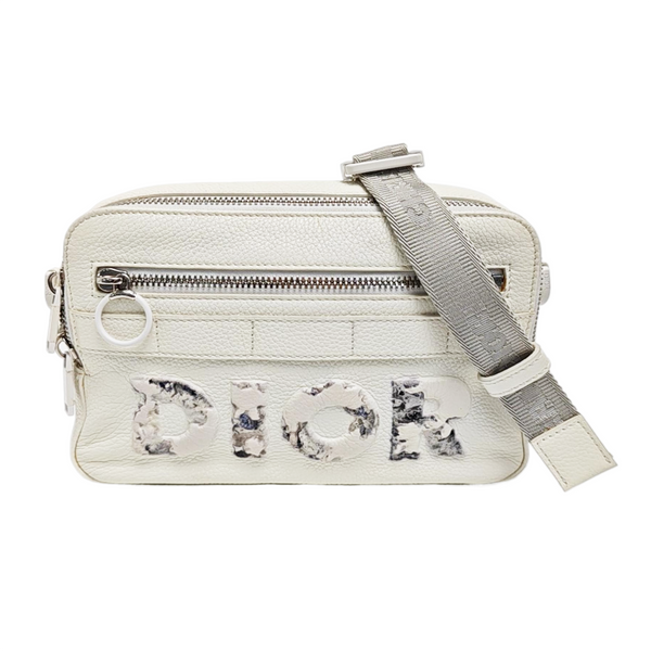 Dior And Daniel Arsham Calfskin White