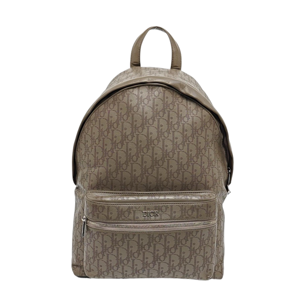 Rider Large Oblique Calfskin Beige