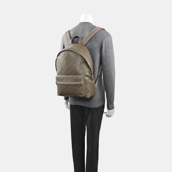 Rider Large Oblique Calfskin Beige
